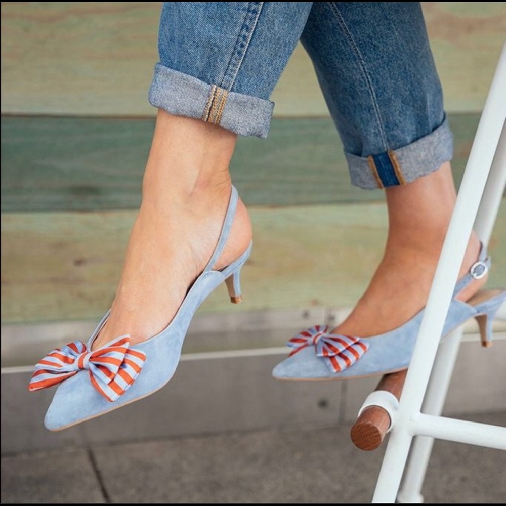 Cupcakes & Cashmere NWOB Jevlyn Suede Slingbacks - Picture 1 of 9